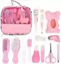 Kit De Aseo Para Bebe Con Estuche 13 Piezas Azul Y Rosado