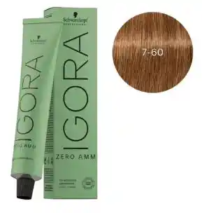 7-60 Rubio Medio Marron Natural Zero Amm - Igora