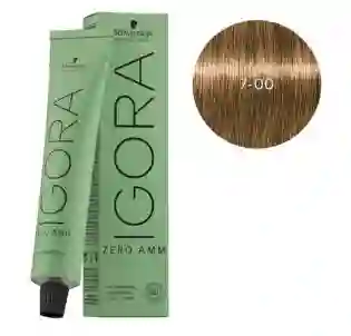 7-00 Rubio Medio Natural Intenso Zero Amm - Igora