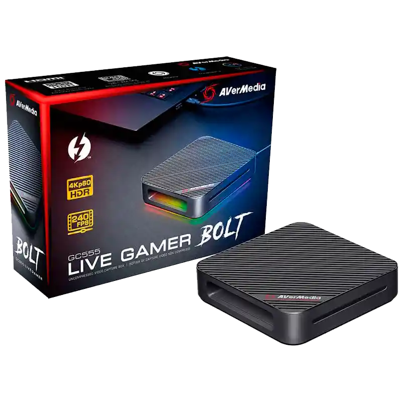 Capturadora Avermedia Live Gamer Bolt Gc555 (4k 60fps)