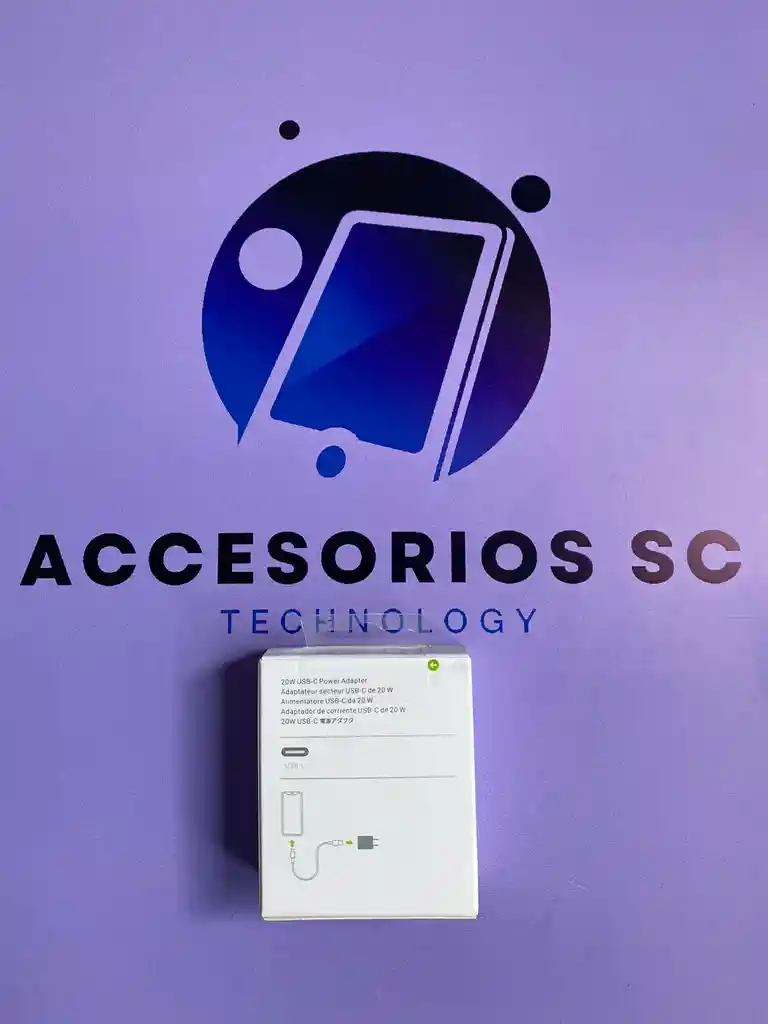 Cargador De Iphone Original 20w Usb-c Para Conectar Cable Lighting