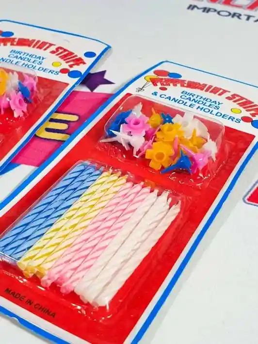 Set Vela X24 De Colores Tamaño Pequeño-mini