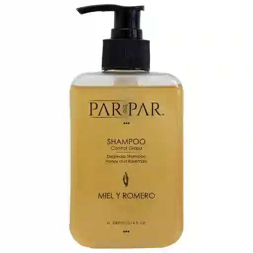 Shampoo Miel Y Romero Control Grasa Parpar