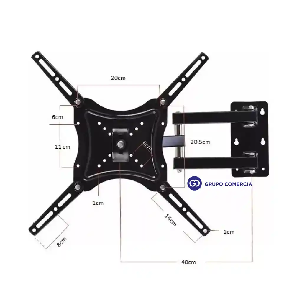 Soporte Para Televisor 14 A 55 Pulgadas 50 Kilos Maximo