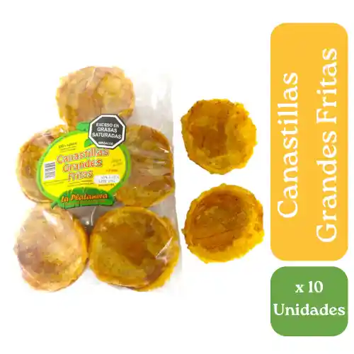 Canastillas Grandes Fritas 10 Uni