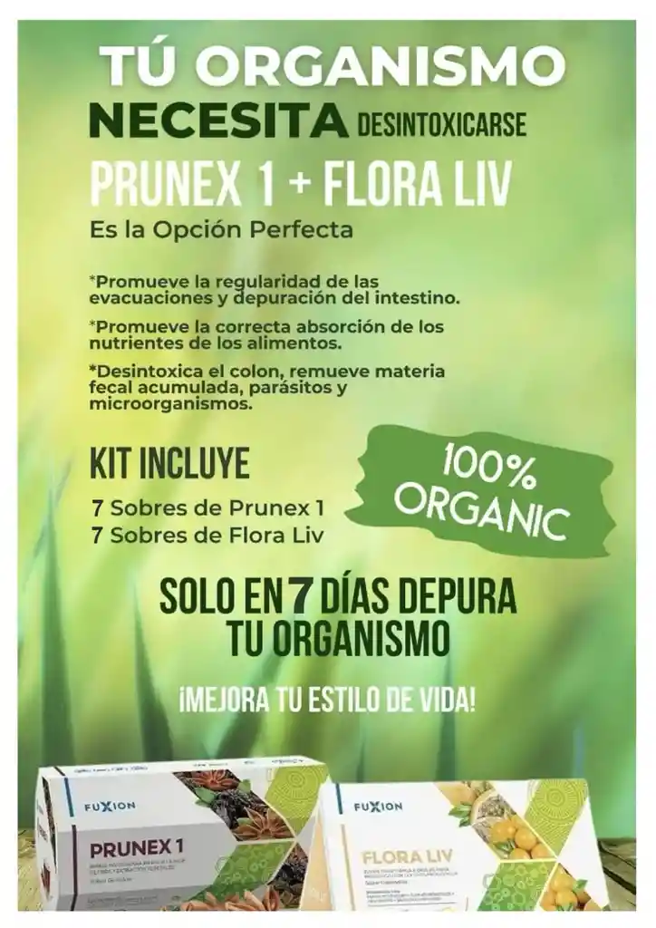 Detox Fuxion (prunex + Floraliv)