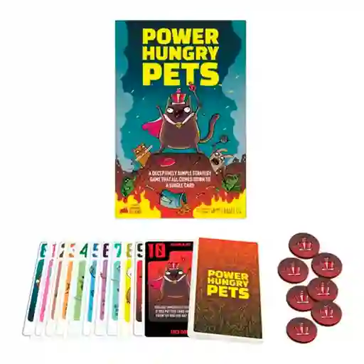 Juego De Mesa Power Hungry Pets