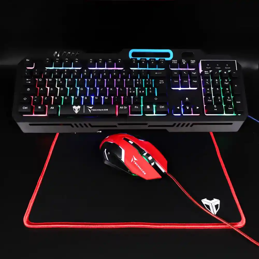 Combo Gamer Rgb 4 En 1