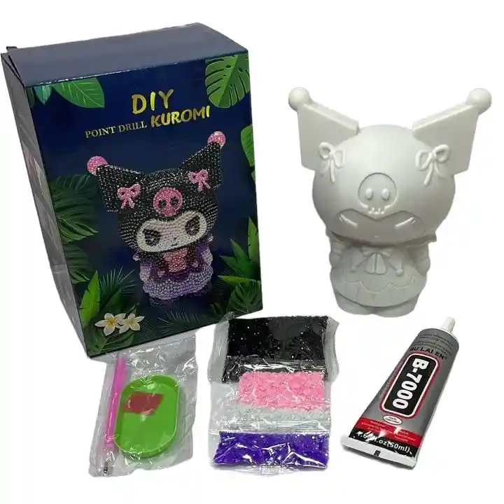 Alcancia De Kuromi Para Decorar Con Brillantes