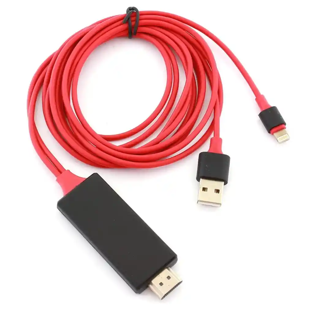 Cable Hdmi-hdtv Para Celular Iphone Proyecta En Tu Tv