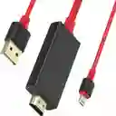 Cable Hdmi-hdtv Para Celular Iphone Proyecta En Tu Tv