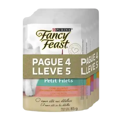 Fancy Feast Pack Surtido 3(5x85g) Pague 4 Lleve 5