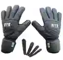 Guantes De Fútbol Nyk Semiprofesional Antifractura Rc12/ Negro/ Talla 8