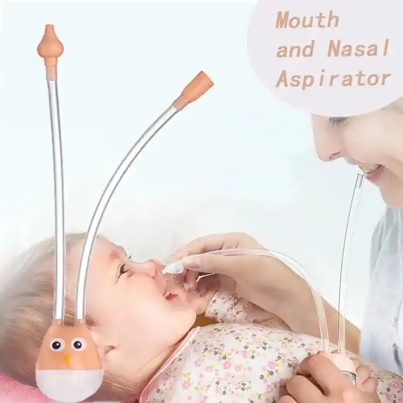 Aspirador Nasal Para Bebe Saca Mocos Succión Azul