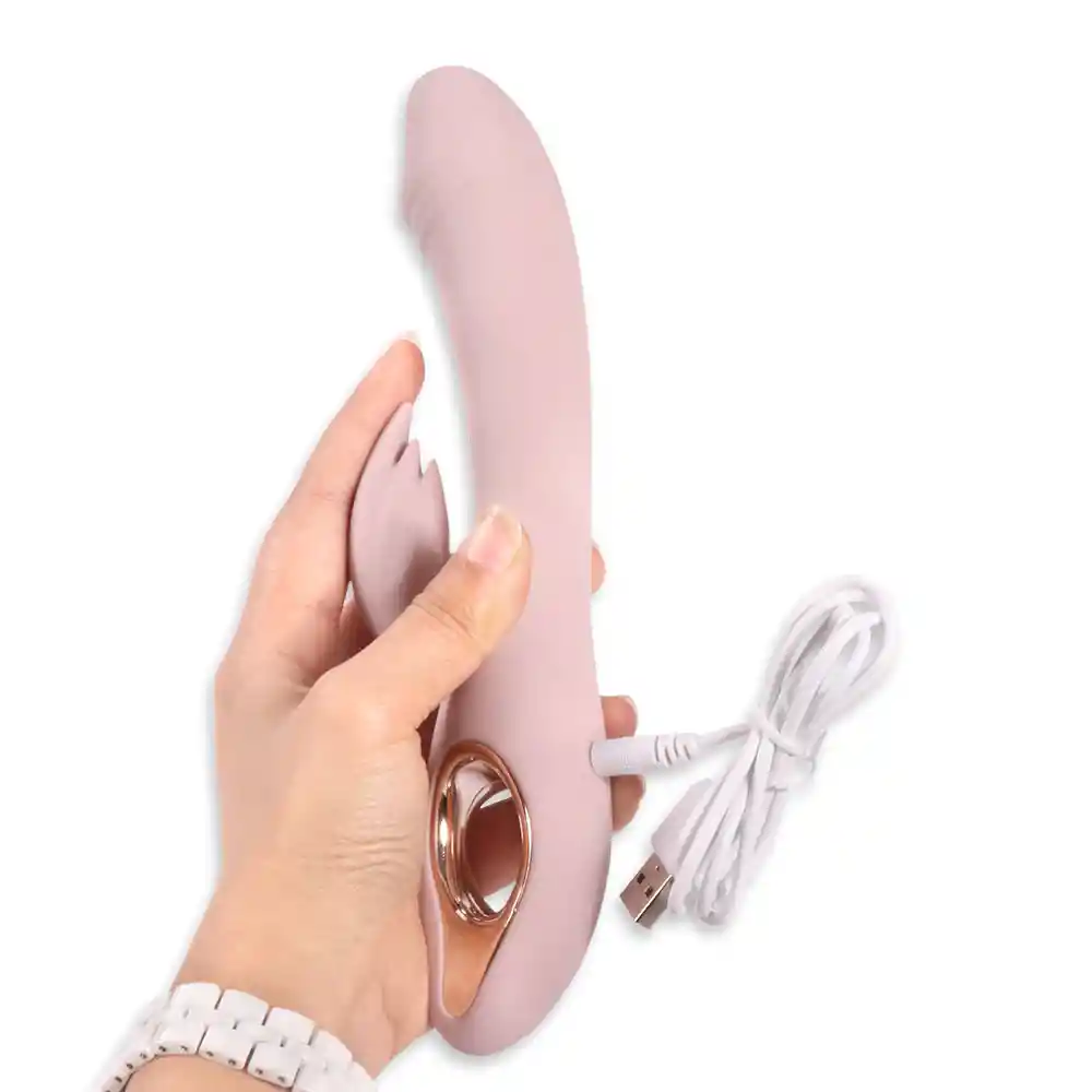 Vibrador Doble Estimulación Firedancer 10 Velocidades Recargable Shequ