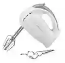 Batidora Electrica De Mano 120w 5 Velocidades 2 Batidores Color Blanco Frecuencia 60hz 110v