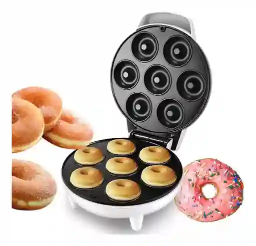 Mini Máquina De Rosquillas Hace 7 Rosquillas De Color Blanco Para Repostería De 110 V