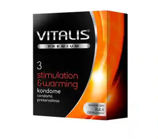 Condon Vitalis Stimulation Warming (3 Unidades)