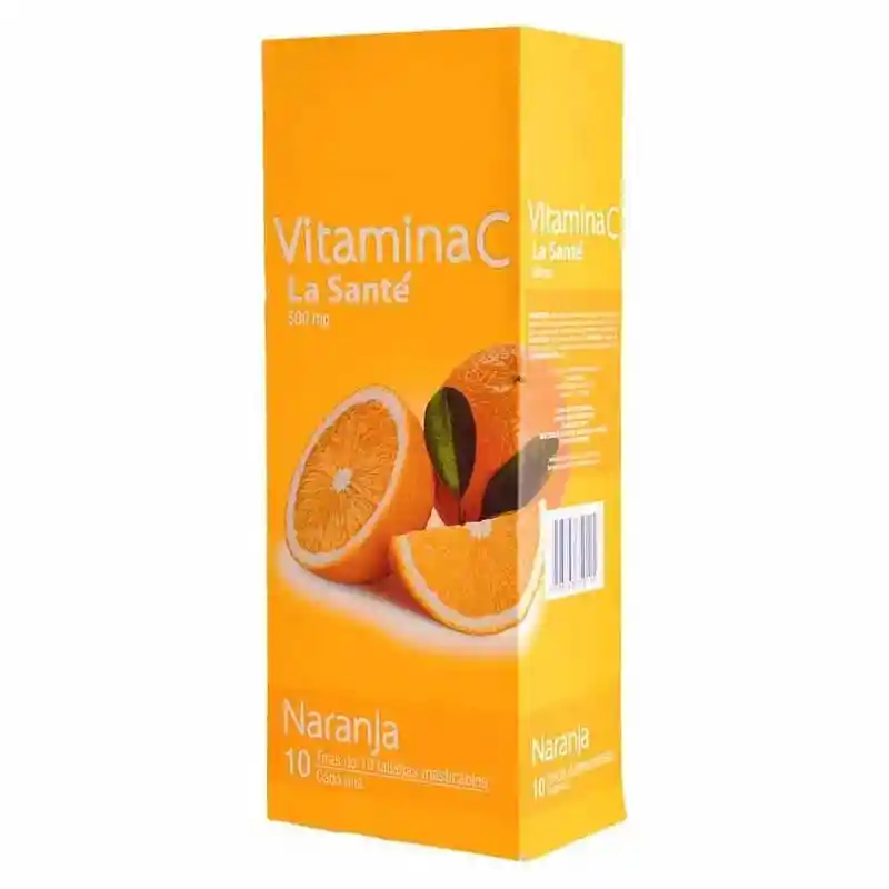 Vitamina C Naranja Caja X 100 Tabletas