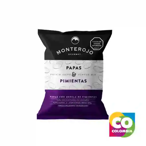 Papas Mezcla Pimienta Marca Monterojo Embalaje De 1 Unidad Por 115g