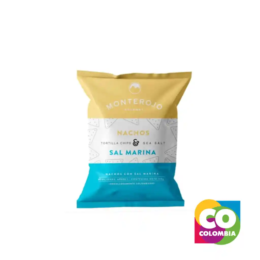 Nachos Sal Marina 100g Marca Monterojo Embalaje De 1 Unidad Por 140g