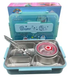 Lonchera Infantil Con Divisiones Anti Derrames Doraemon