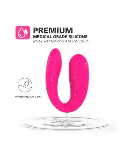 Vibrador Doble Vebe Pink Shande