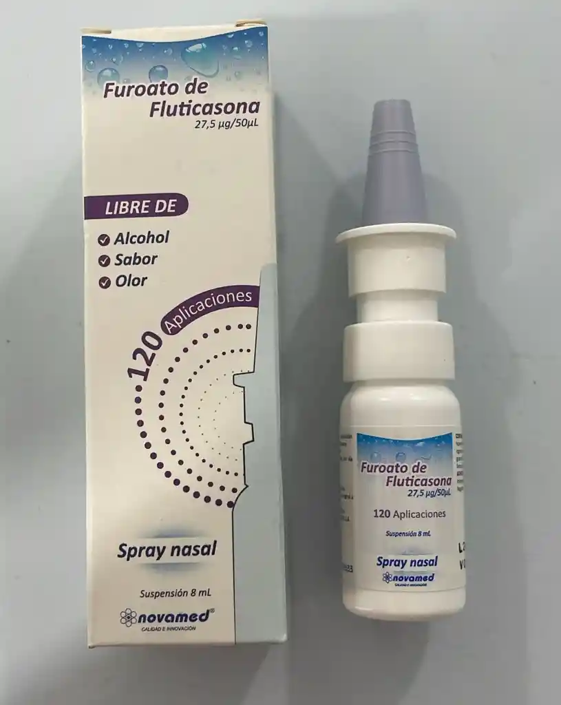 Fluticasona Furoato Spray Nasal De 27.5 Mg Por 8ml.