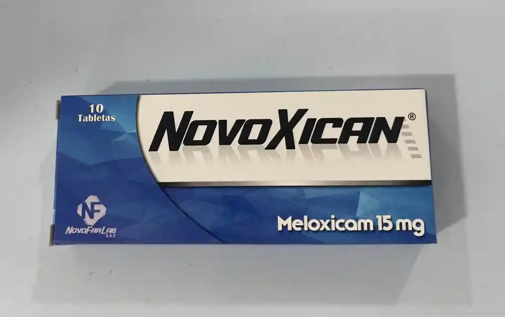 Meloxicam De 15mg Novoxican Por 10 Tabletas.