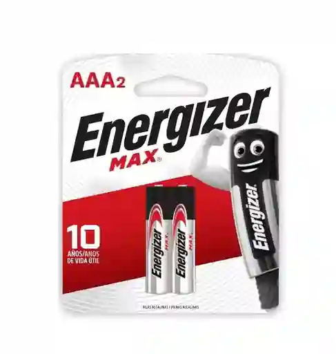 Pila Energizer Aaa X 2 Unidades