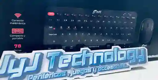 Combo Teclado Y Mouse Inalambrico Mini Jyr