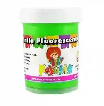 Pintura Vinilo Payasito Fluorescente / Neon X 80 Gm Verde