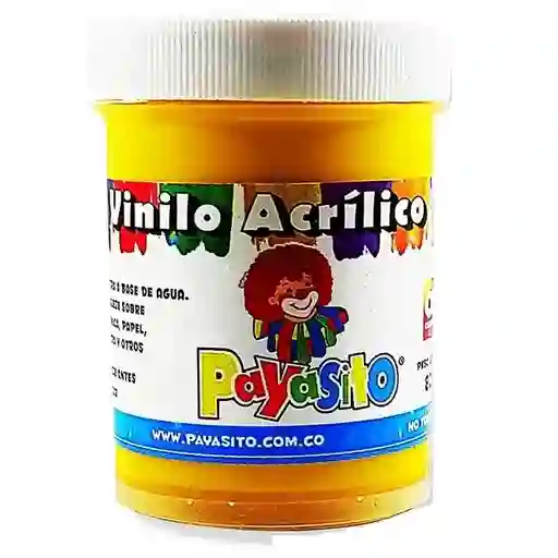 Pintura Vinilo Acrilico Payasito 80 Gm Amarilla