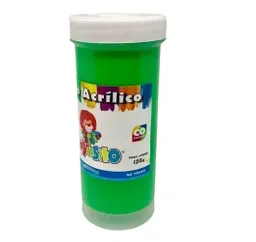 Pintura Vinilo Acrilico 125 Gm Payasito Color Verde Claro