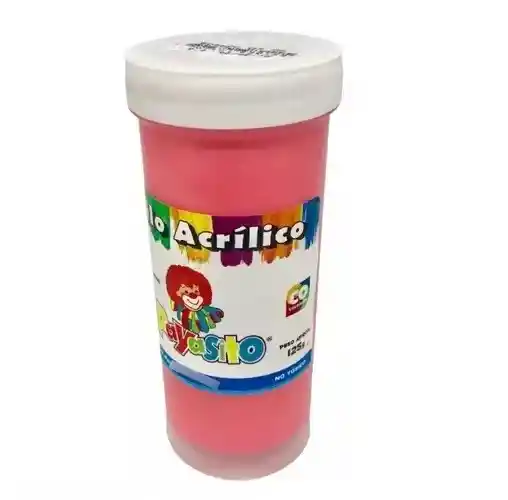 Pintura Vinilo Acrilico 125 Gm Payasito Color Rosado