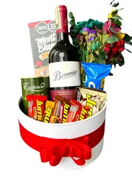 Regalo Premium Feliz Día Con Vino Beronia, Chocolates Y Mas - Regalo Premium - Regalo Especial