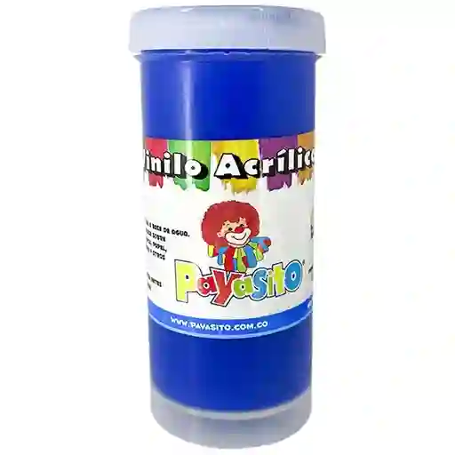 Pintura Vinilo Acrilico 125 Gm Payasito Color Azul