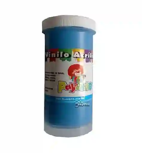 Pintura Vinilo Acrilico 125 Gm Payasito Color Azul Claro