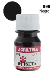 Pintura Para Tela Resistente Al Lavado 30 Cc Negro