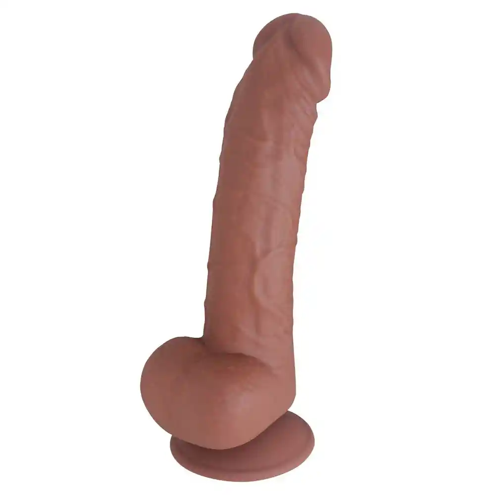 Dildo Realista Leviatán Café 23.8 Cm Camtoyz