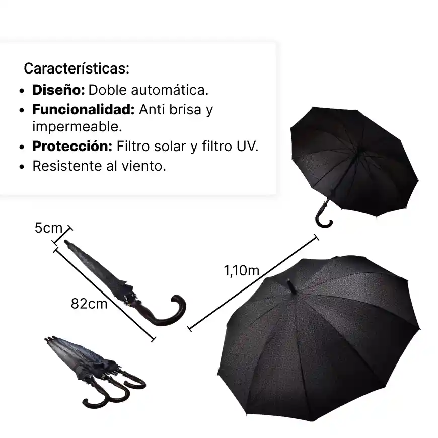 Sombrilla O Paraguas Dim:6x6x94