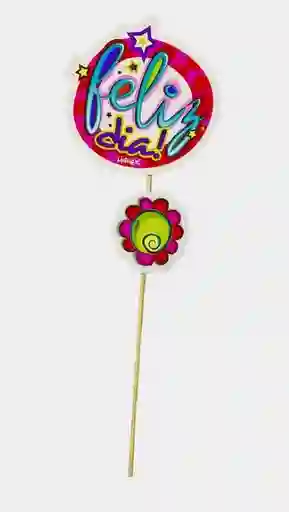 Pin Hablador Cumpleaños / Amor Y Amistad San Valentín. Mensaje: Feliz Dia