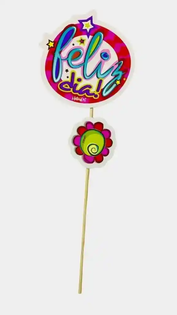Pin Hablador Cumpleaños / Amor Y Amistad San Valentín. Mensaje: Feliz Dia