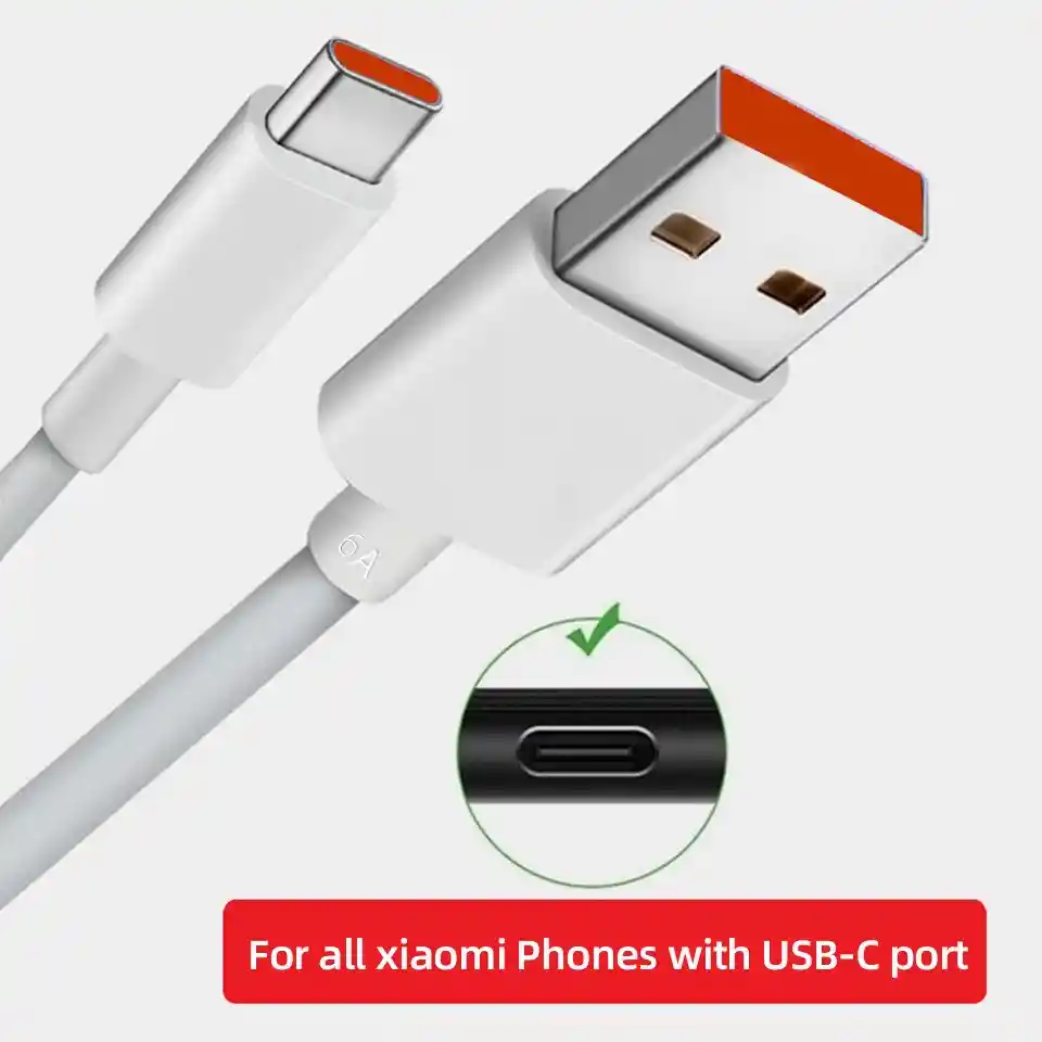 Cable Xiaomi Carga Rapida Usb Tipo C