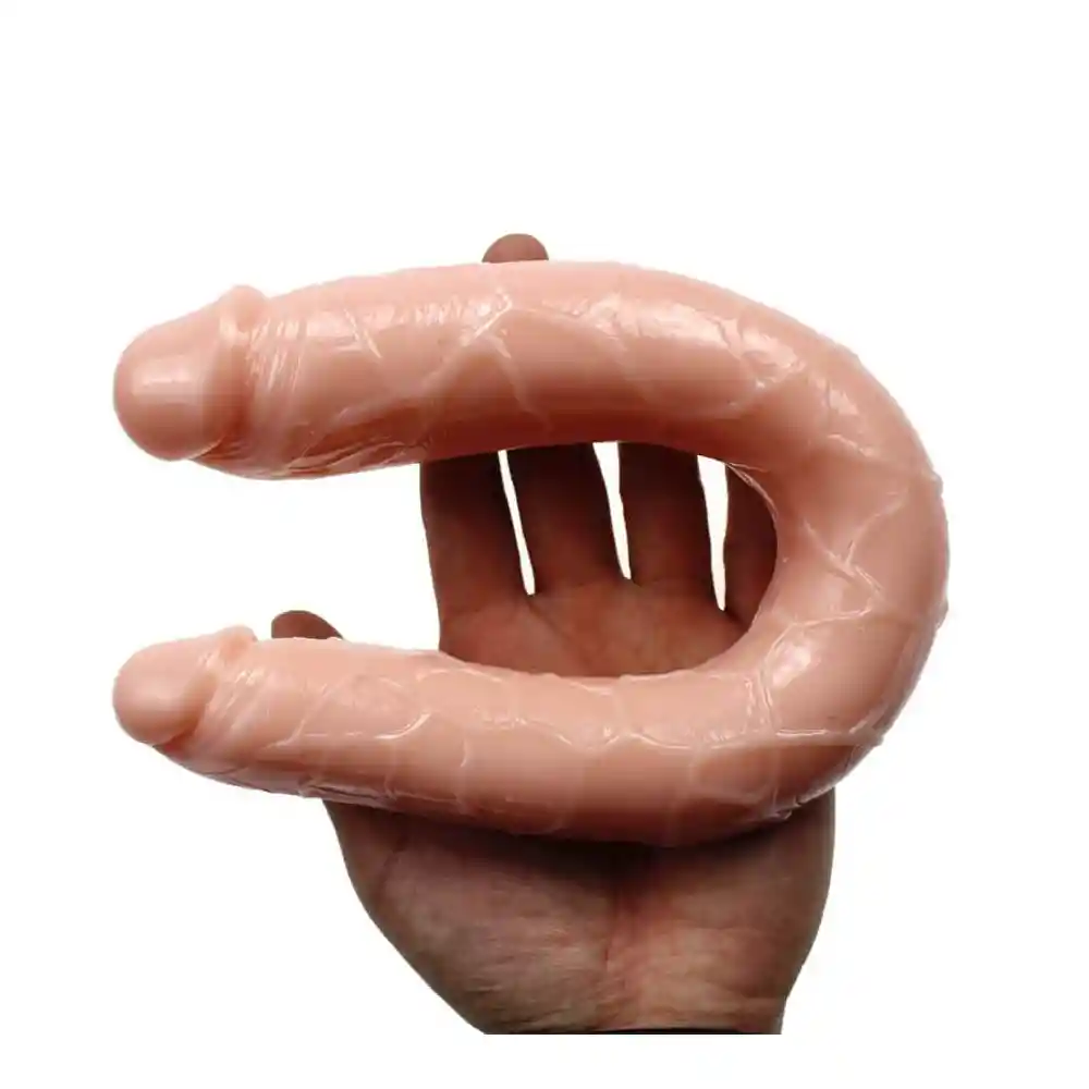 Dildo Doble Niel Piel 38 Cm Camtoyz