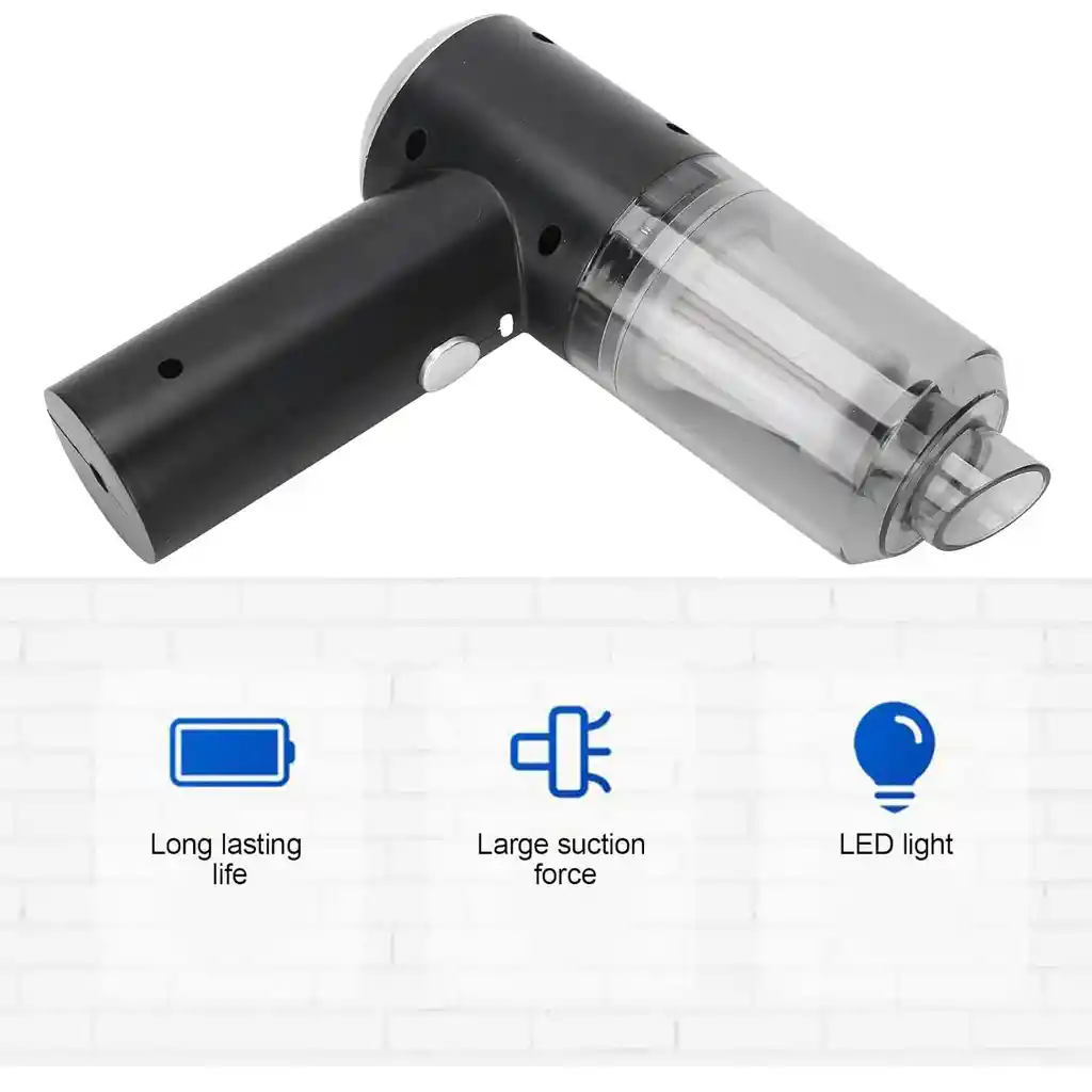 Aspiradora Portátil Recargable Usb Hogar Teclado Carro