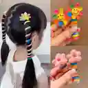 Colitas Moñas Bandas Elasticas Espiral Accesorios Peinados