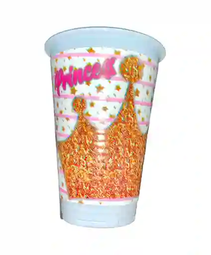 Vaso Desechable Plastico Niña Princess 6 Oz X 12