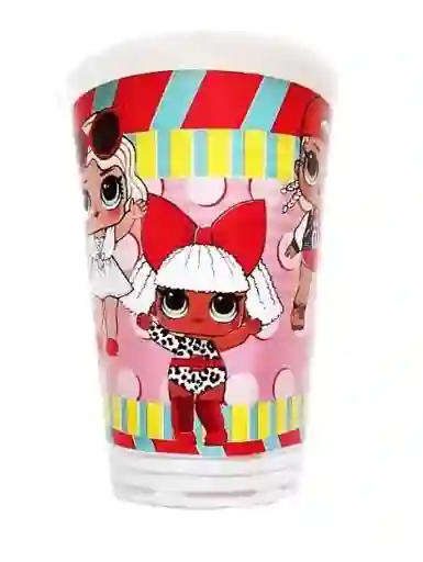 Vaso Desechable Plastico Niña Lol 6 Oz X 12