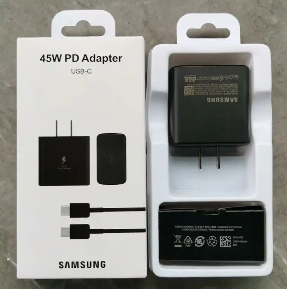 Cargador Para Samsung 45w Carga Rápida